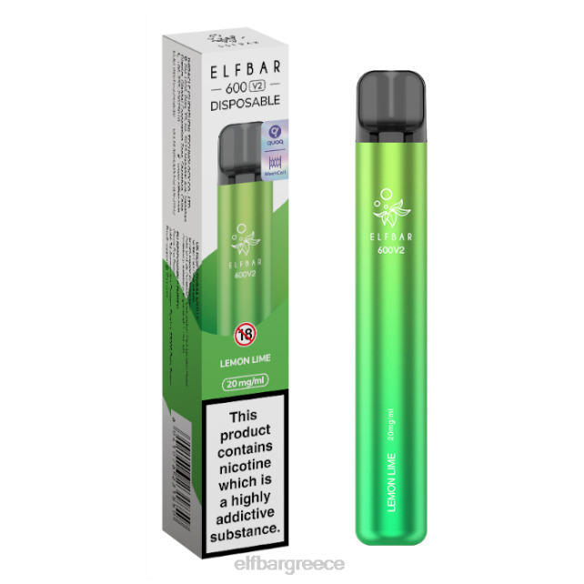 elfbar 600v2 ατμός μιας χρήσης - 20mg T2P6Z15 μοσχολέμονα