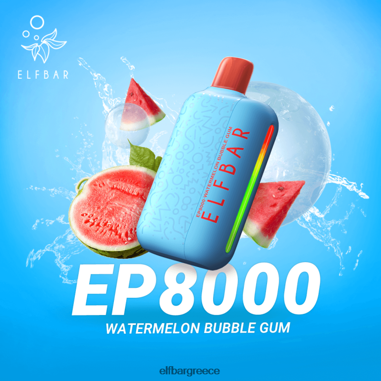 ατμού μίας χρήσης νέες τζούρες ep8000 τσιχλόφουσκα καρπούζι ELFBAR P8V62V66