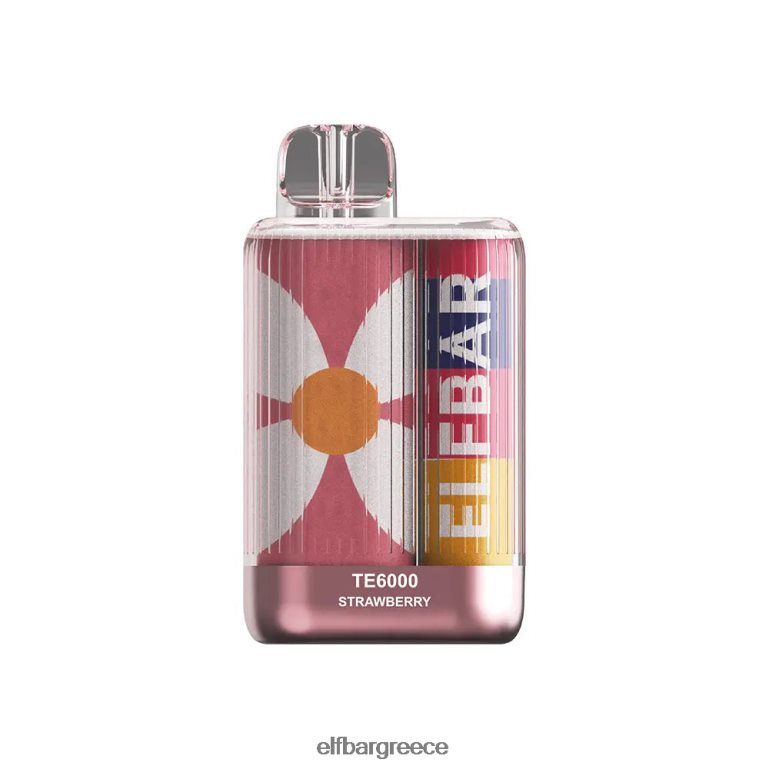 ατμού μιας χρήσης te6000 ρουφηξιές φράουλα ELFBAR P8V62V82