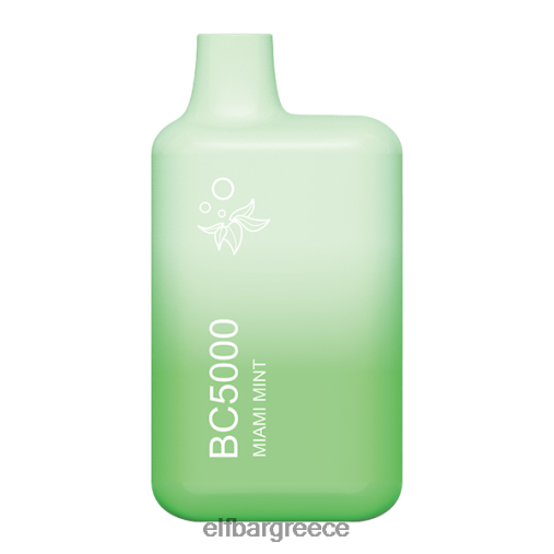 ELFBAR miami mint eb bc5000 καταναλωτή - 50mg - μονό 6FXJN14