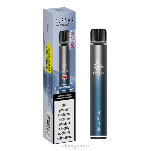 elfbar elfa pro pod kit - επαναφορτιζόμενη T2P6Z70 μπλε του λυκόφωτος + ανάμεικτα μούρα προγεμισμένο λοβό