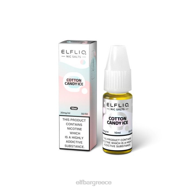 elfbar elfliq μαλλί της γριάς παγωμένα άλατα - 10ml-20 mg/ml T2P6Z214