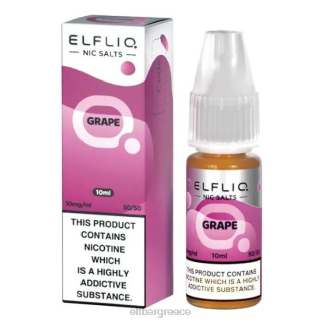 elfbar elfliq nic άλατα - σταφύλι - 10ml-10 mg/ml T2P6Z191