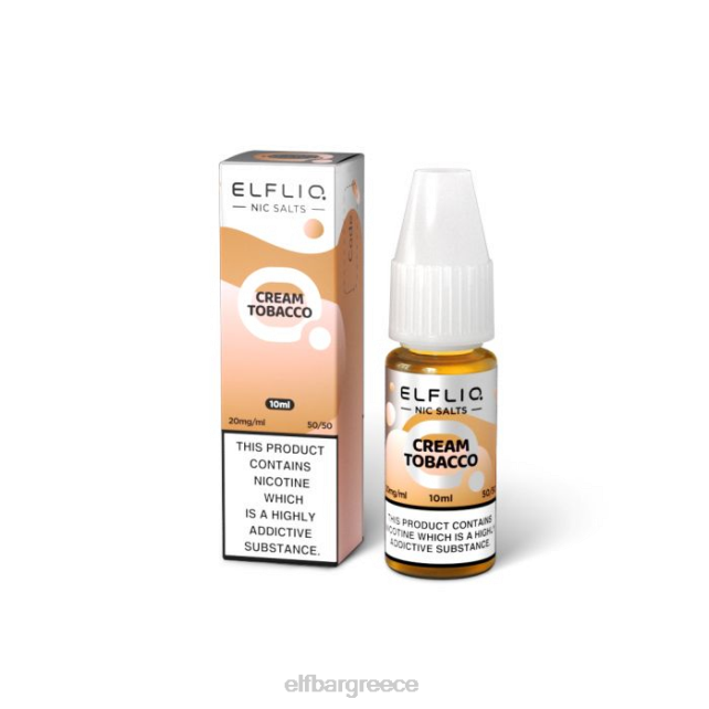 elfbar elfliq κρέμα καπνού nic άλατα -10ml-20 mg/ml T2P6Z212