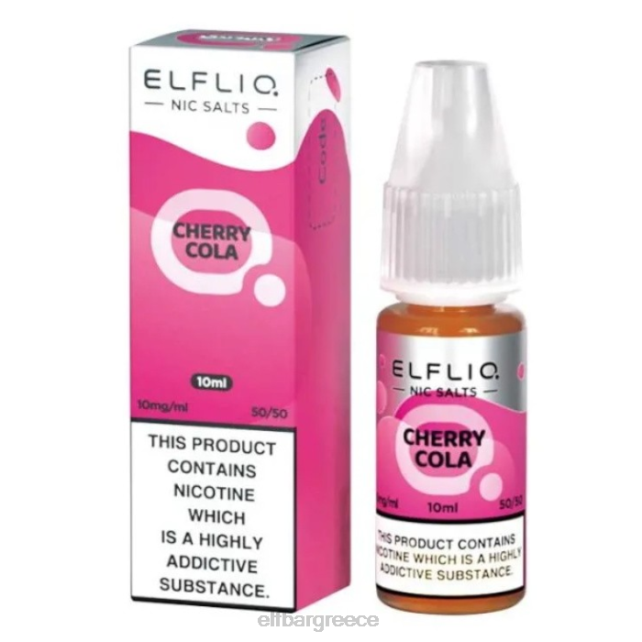 elfbar elfliq nic άλατα - cherry cola - 10ml-10 mg/ml T2P6Z196